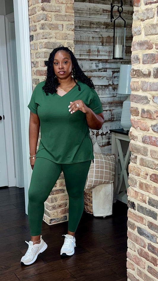 Basic Fall Set (S-3X plus) DK Olive